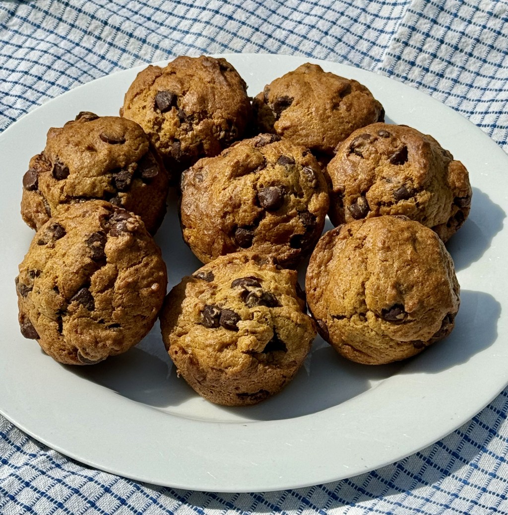 Chocolate Chip Pumpkin Spice&nbsp;Muffins